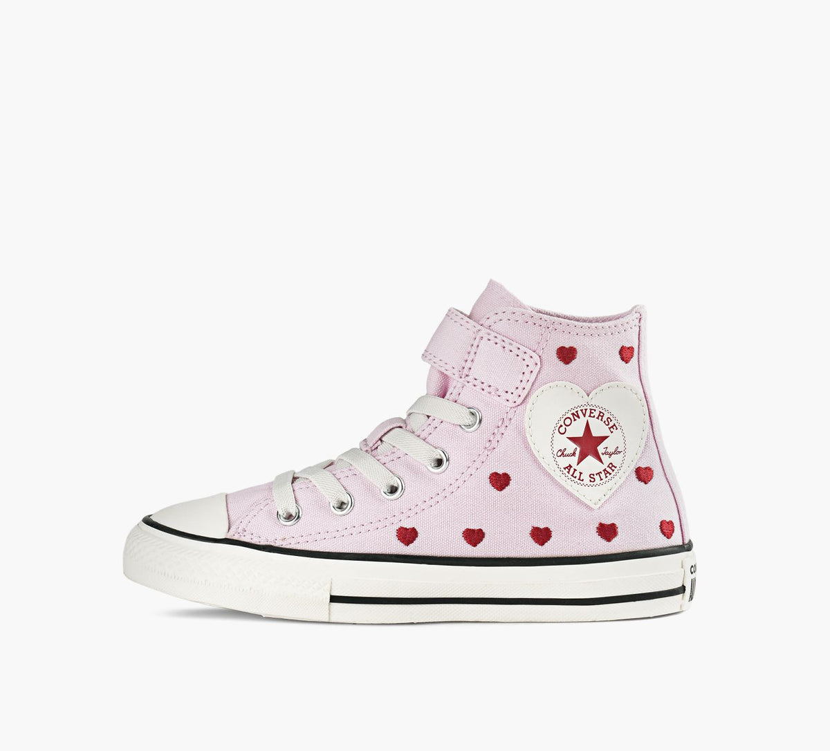CONVERSE CHUCKTAYLORALLSTARCOEURSROSESENFILAGERAPIDE en ROSE PALE vue 7