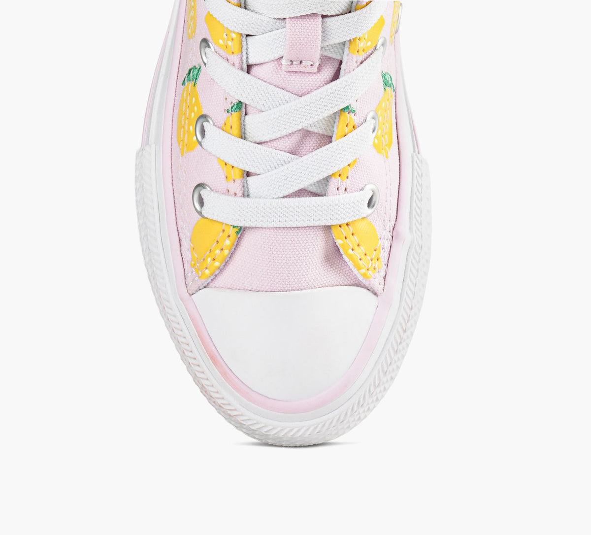 CONVERSE CHUCKTAYLORALLSTARCITRONENFILAGERAPIDE en ROSE PALE vue 1c