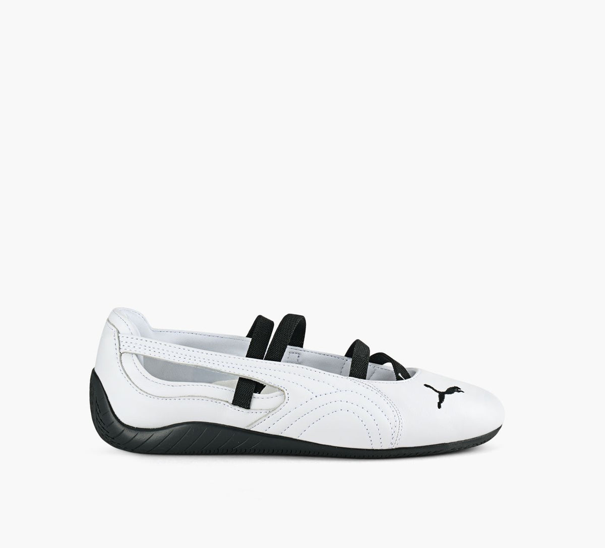 PUMA BALLERINESPEEDCATCUIR en BLANC