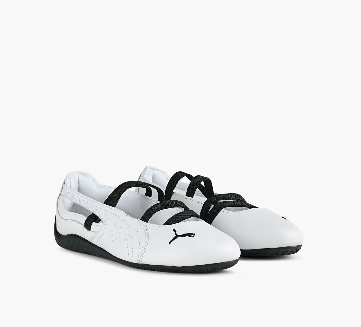 PUMA SPEEDCATBALLETLEATHER in WHITE view 2