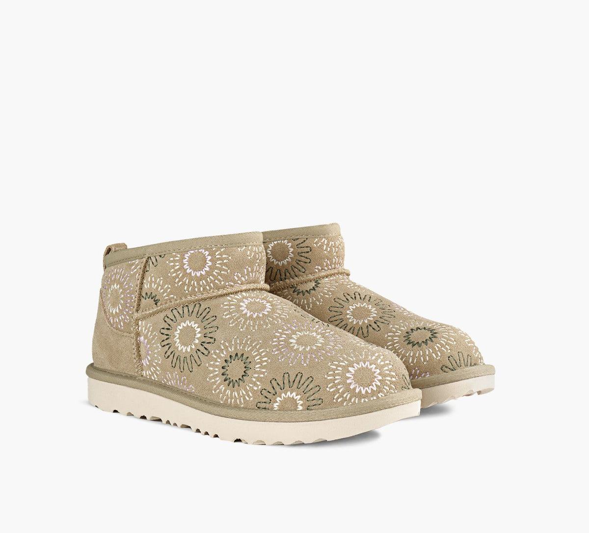 UGG CLASSICULTRAMINISUNSTITCH en BEIGE vue 2