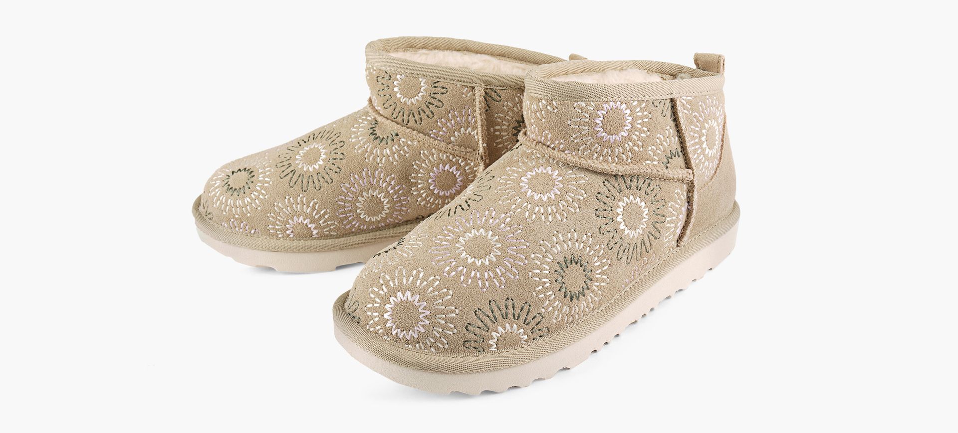 UGG CLASSICULTRAMINISUNSTITCH en BEIGE vue 4