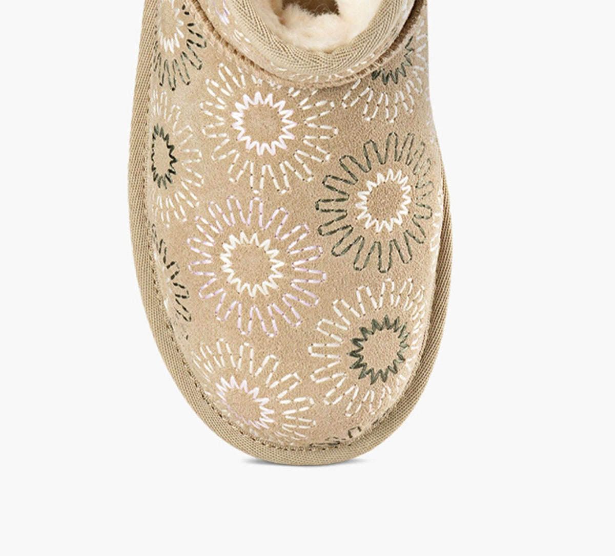 UGG CLASSICULTRAMINISUNSTITCH en BEIGE vue 1c