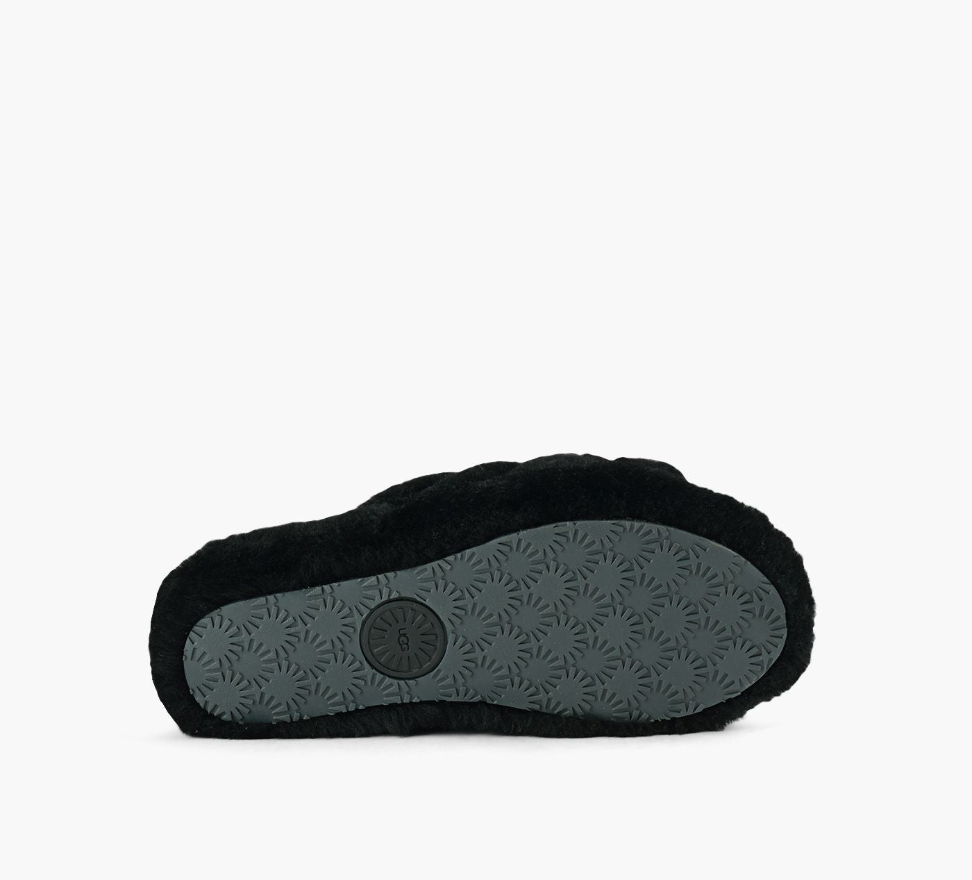 UGG FLUFFYEAHSLIDE in BLACK view 6