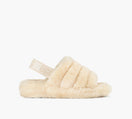 UGG SANDALEFLUFFYEAH en BEIGE