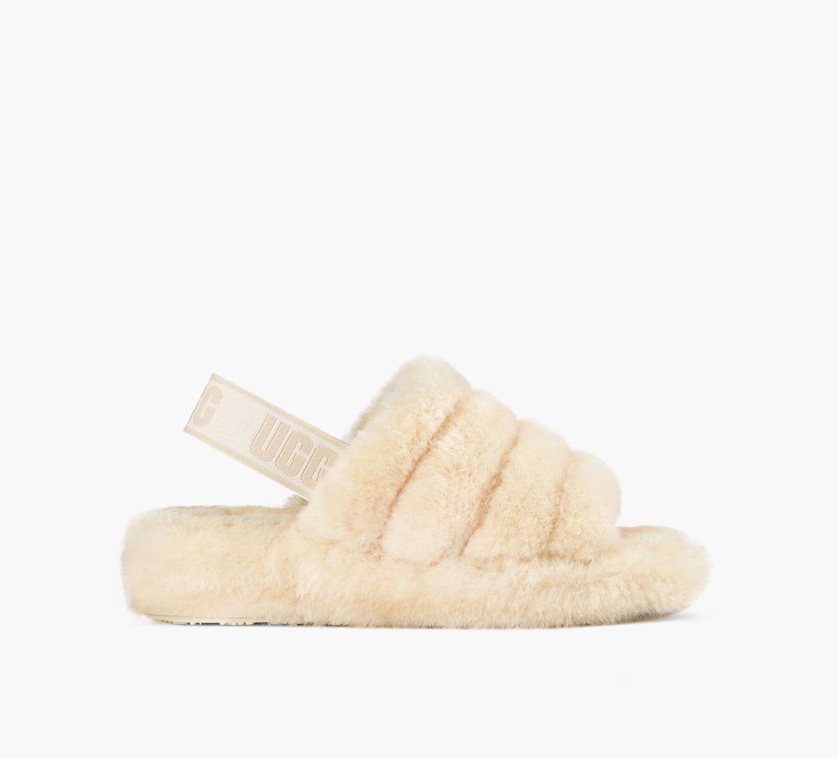 UGG FLUFFYEAHSLIDE in BEIGE