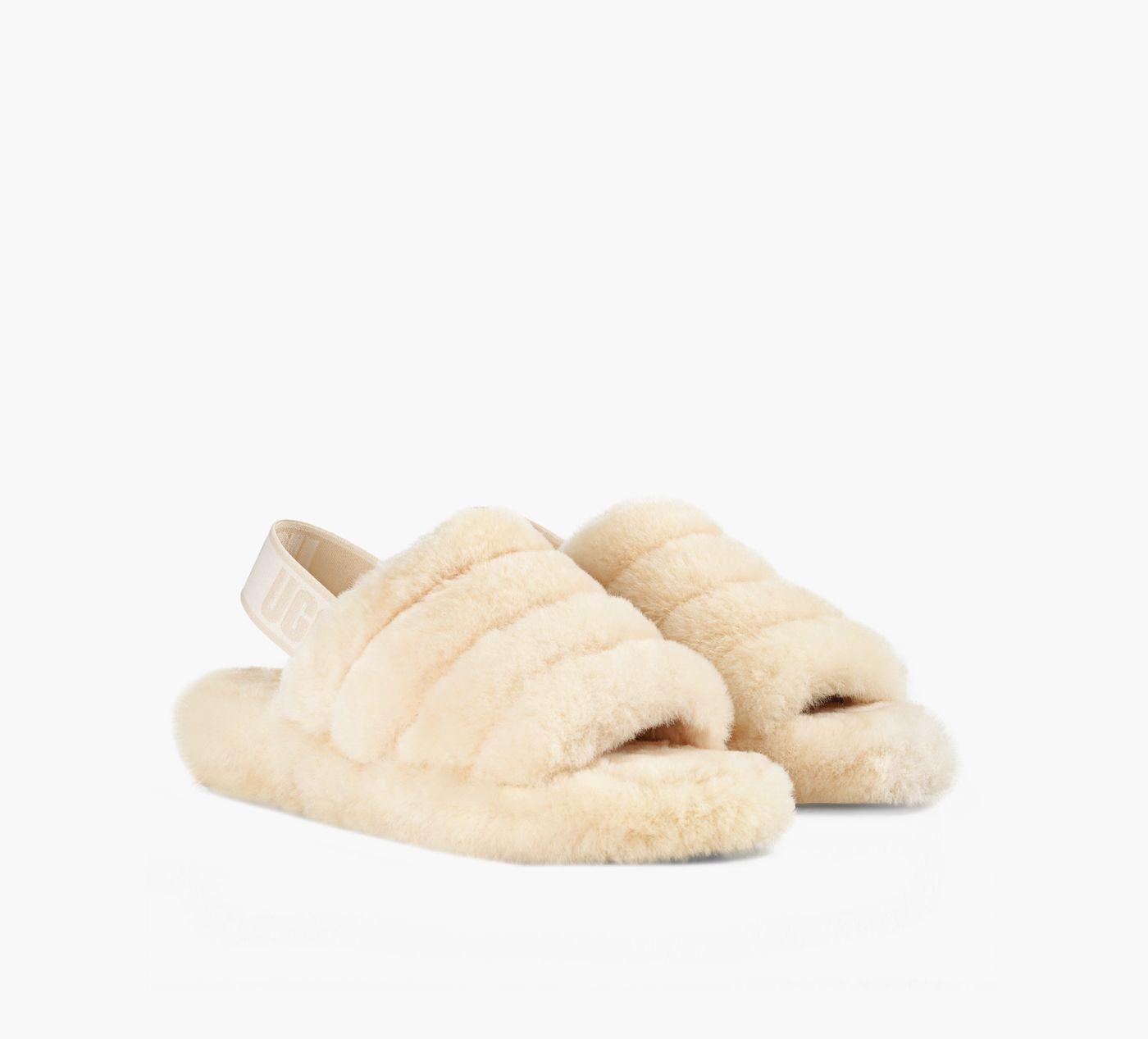 UGG SANDALEFLUFFYEAH en BEIGE vue 2