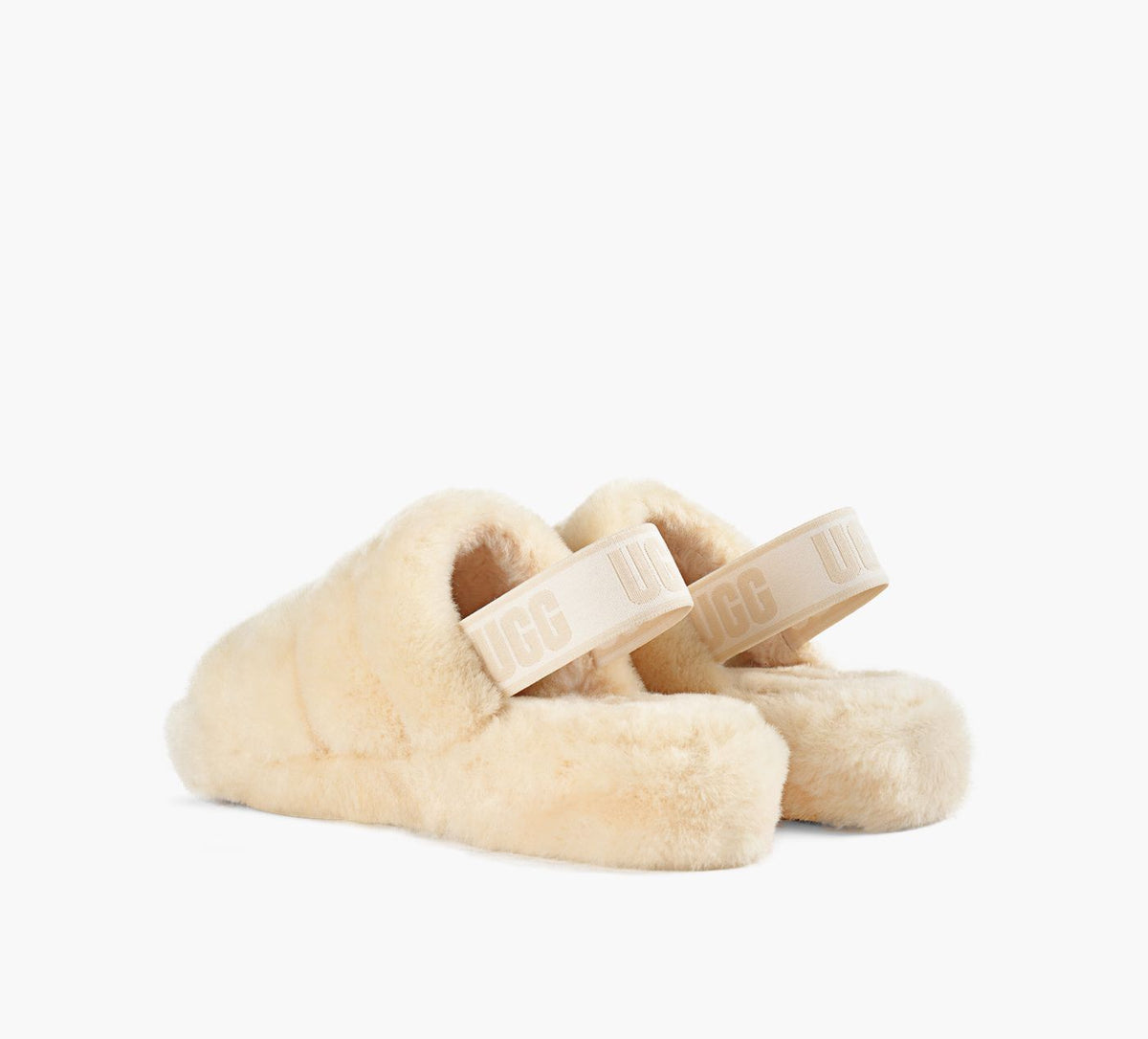 UGG FLUFFYEAHSLIDE in BEIGE view 3