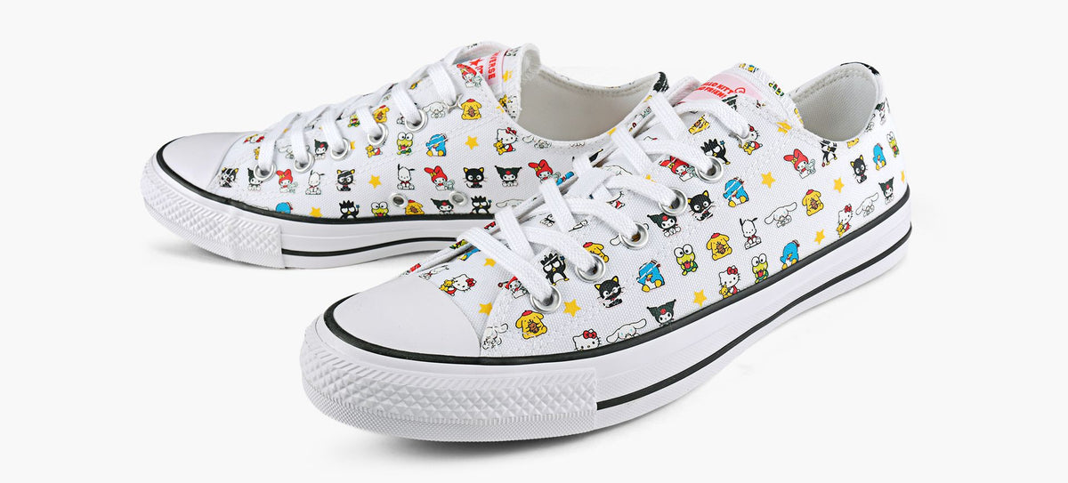 CONVERSE CHUCKTAYLORALLSTARXHELLOKITTY en BLANC vue 4