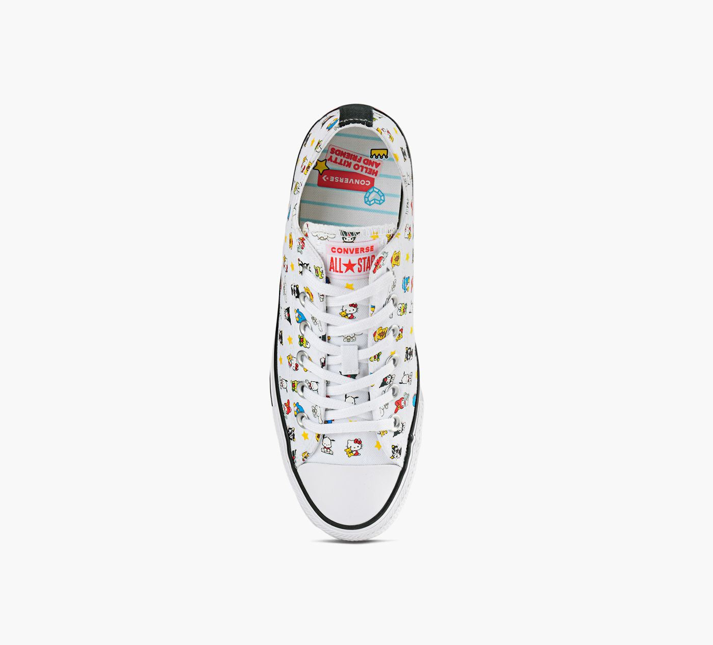 CONVERSE CHUCKTAYLORALLSTARXHELLOKITTY in WHITE view 1c