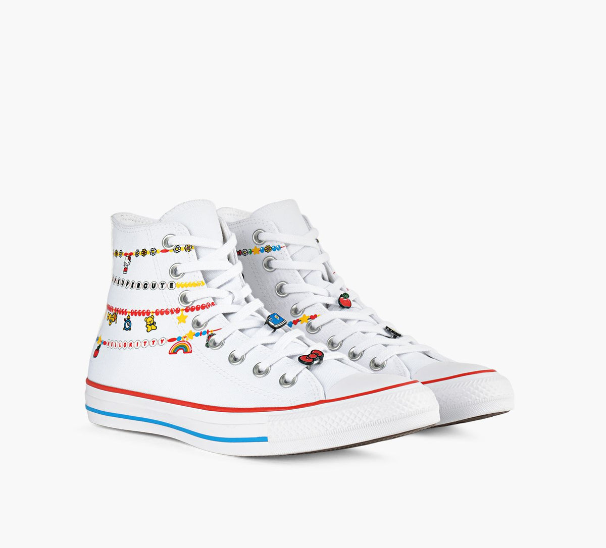 CONVERSE CHUCKTAYLORALLSTARXHELLOKITTY en BLANC vue 2