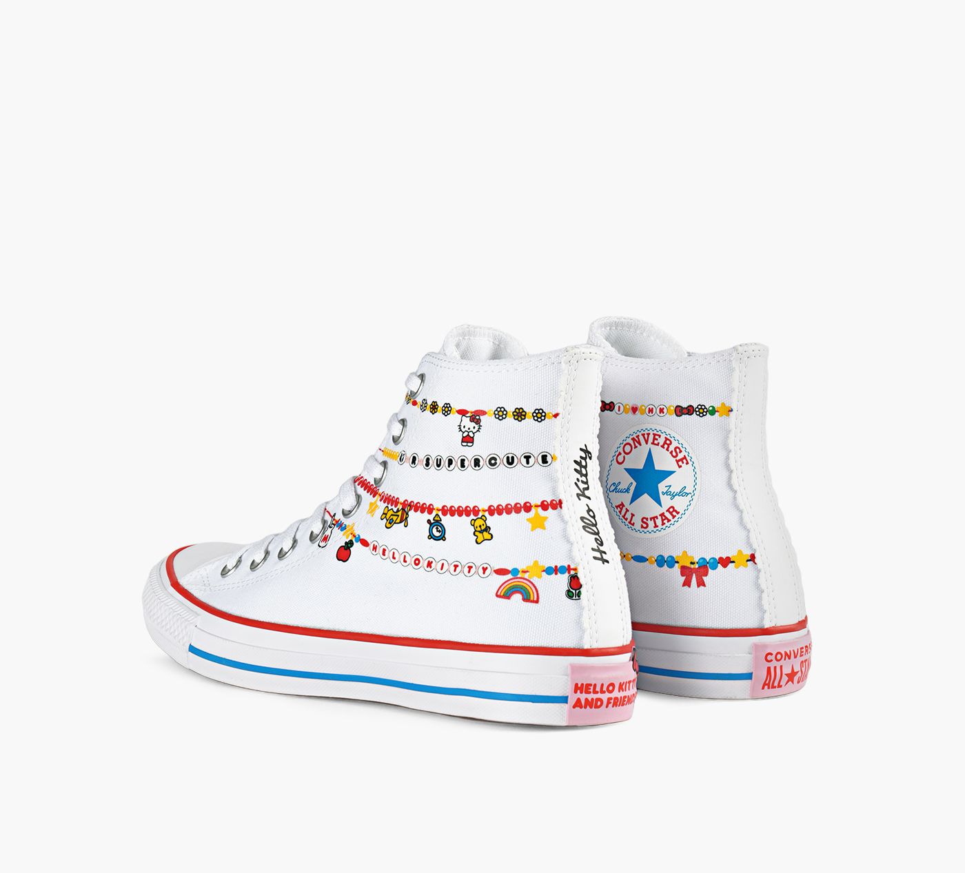 CONVERSE CHUCKTAYLORALLSTARXHELLOKITTY in WHITE view 3