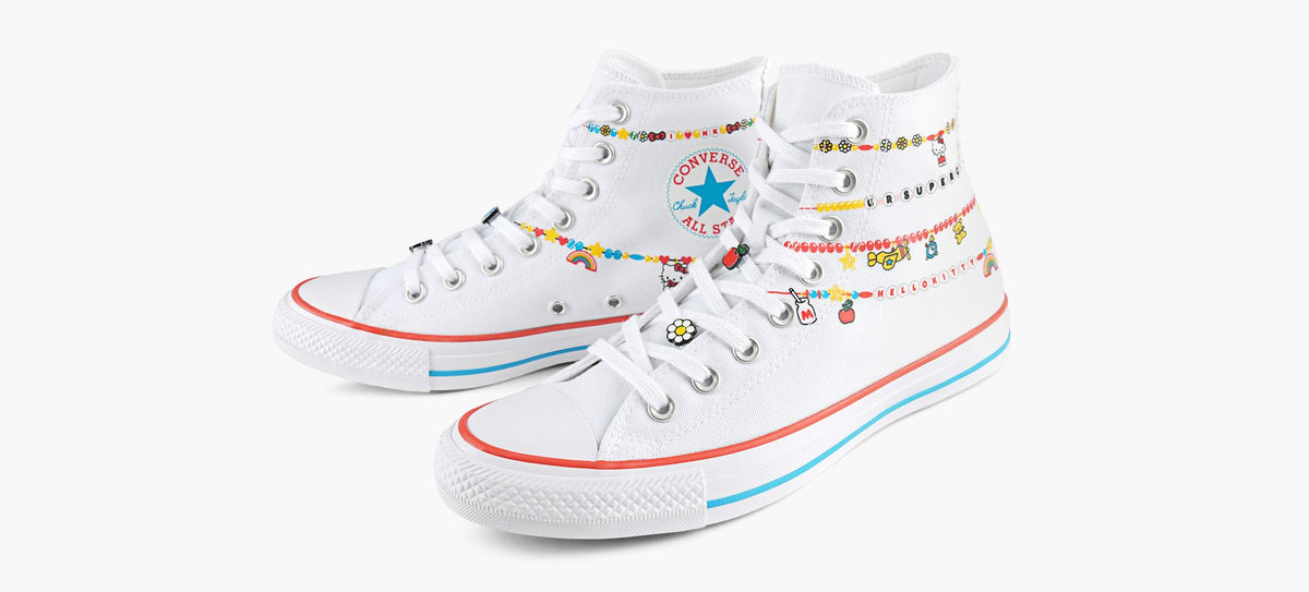CONVERSE CHUCKTAYLORALLSTARXHELLOKITTY en BLANC vue 4