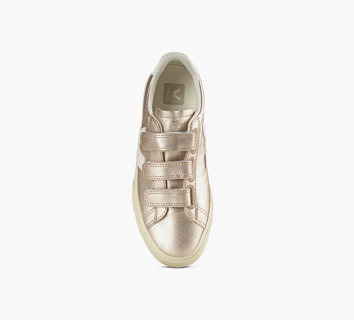 VEJA RECIFELOGO in ROSE GOLD view 1c