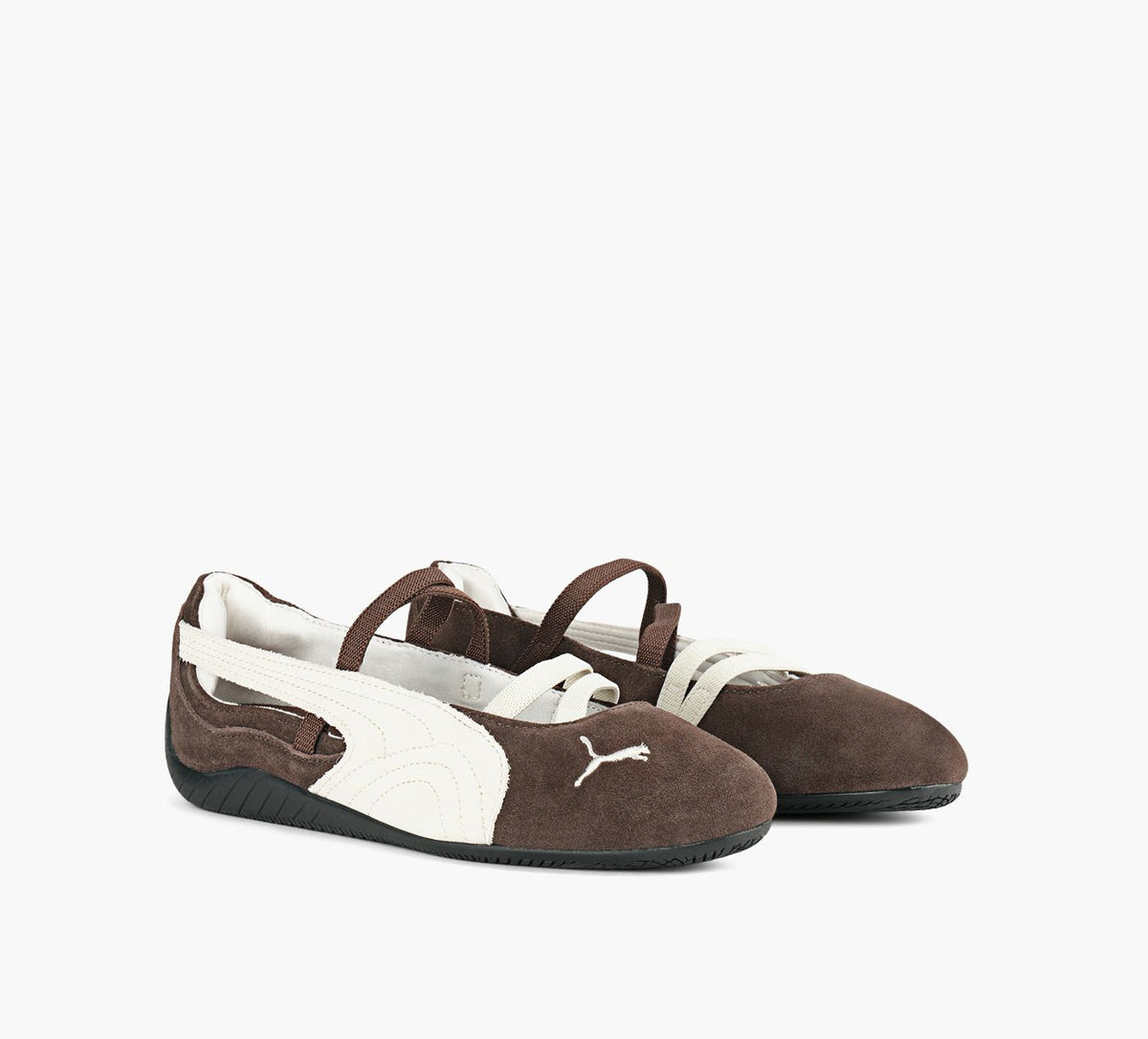 PUMA BALLERINESPEEDCAT en BRUN vue 2