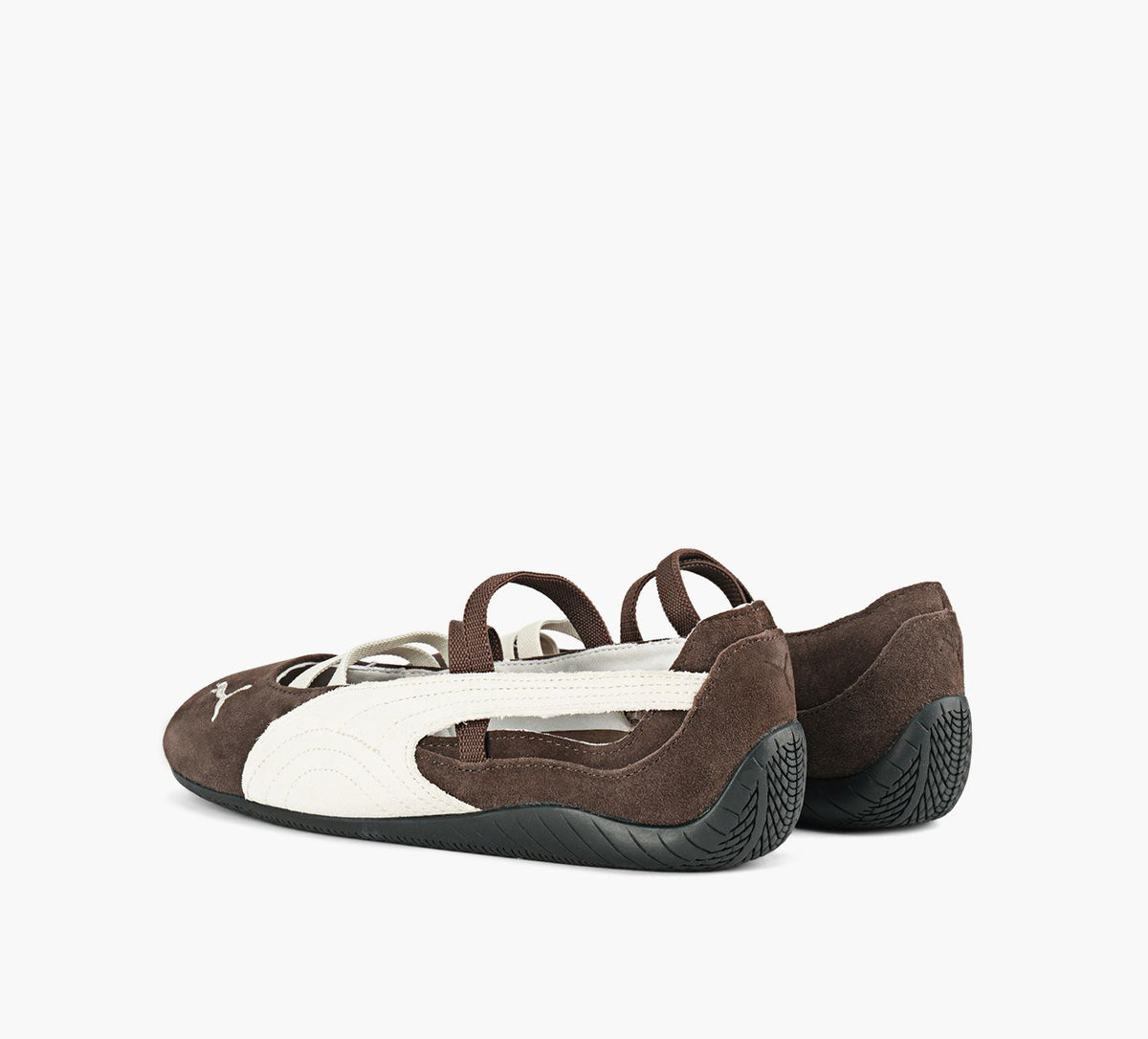 PUMA BALLERINESPEEDCAT en BRUN vue 3