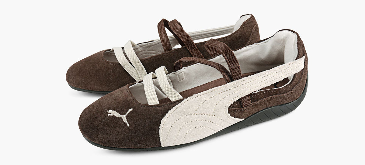 PUMA BALLERINESPEEDCAT en BRUN vue 4