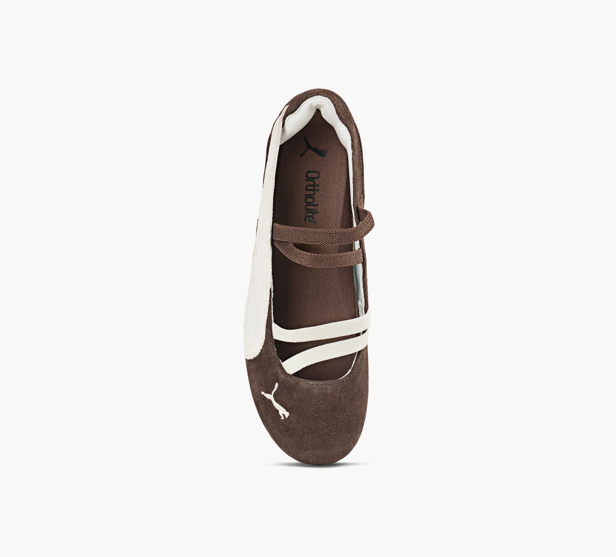 PUMA BALLERINESPEEDCAT en BRUN vue 1c