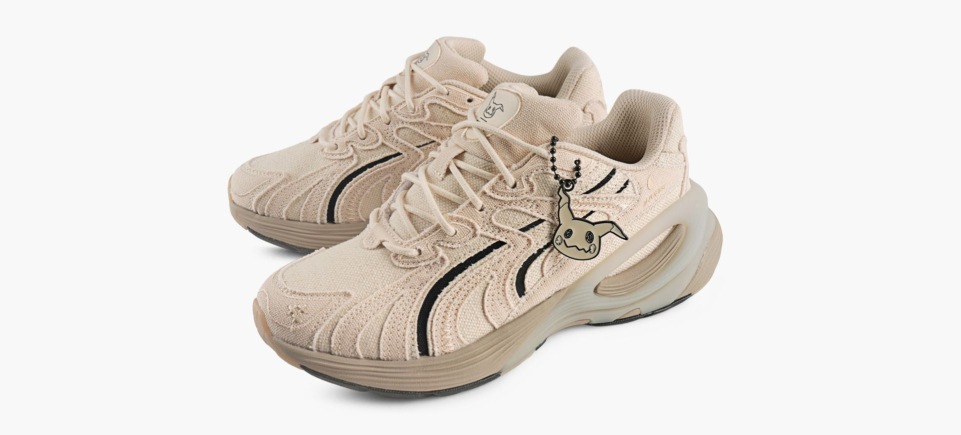 PUMA BASKETSINVERSEMIMIKYU en BEIGE vue 4