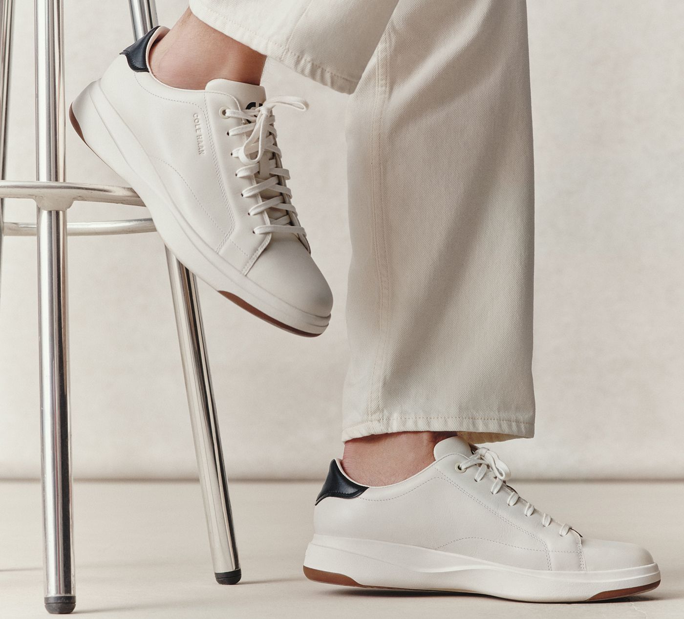 COLE HAAN BASKETGRANDPROTENNIS20 en BLANC vue 7