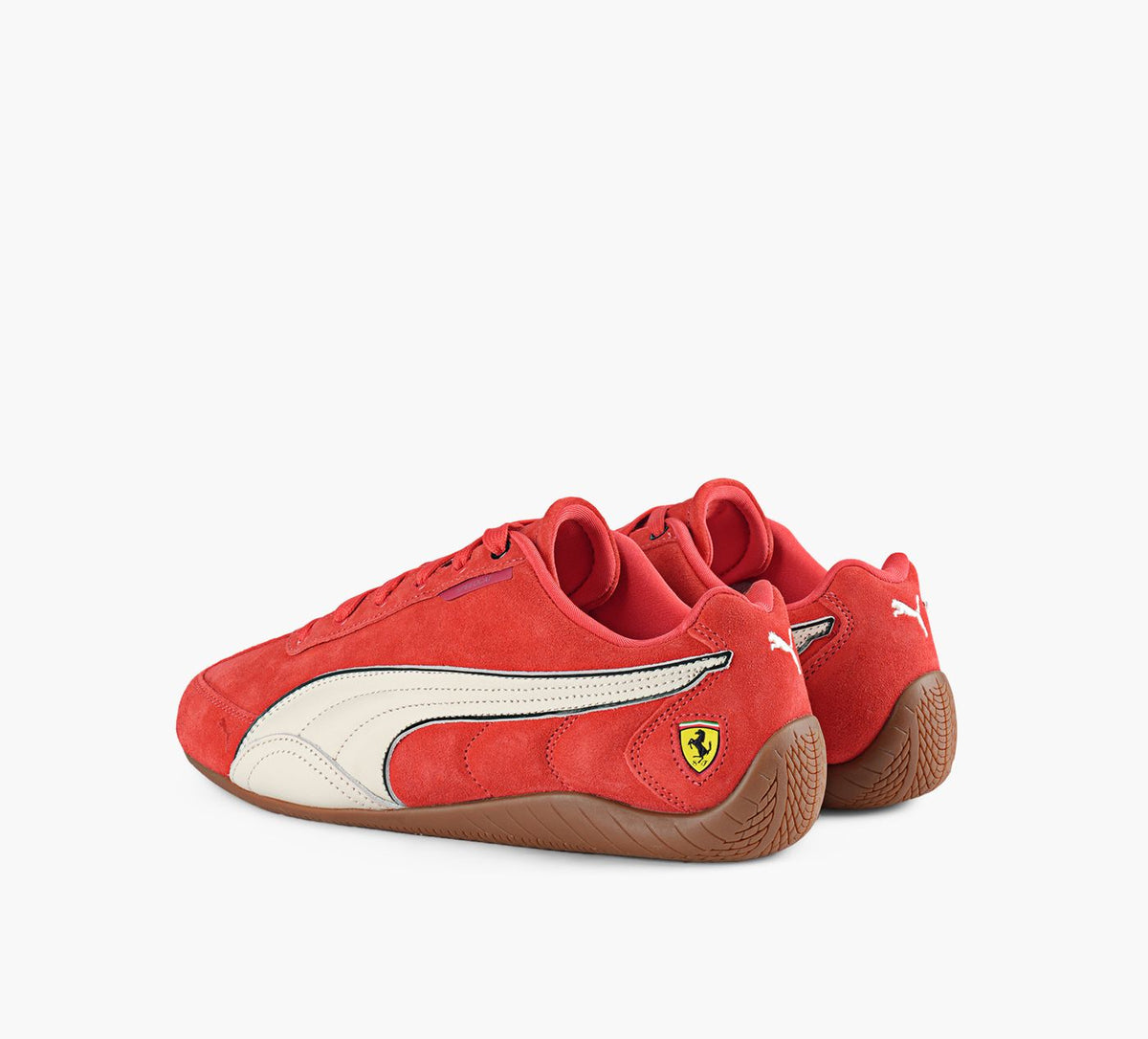 PUMA PUMAxFERRARISPEEDCAT in RED view 3