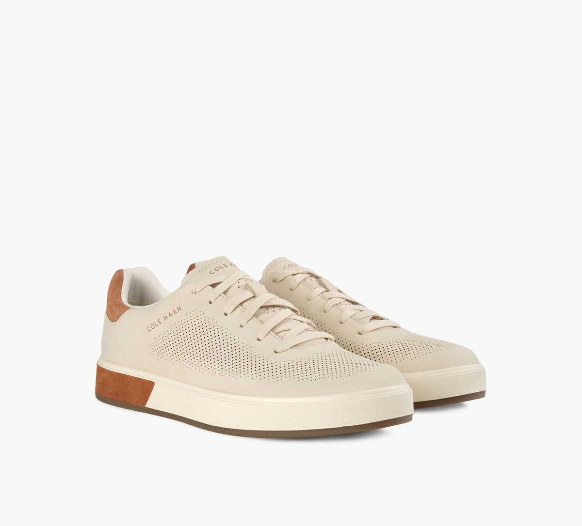 COLE HAAN GRANDPROANGLEACE in BEIGE view 2