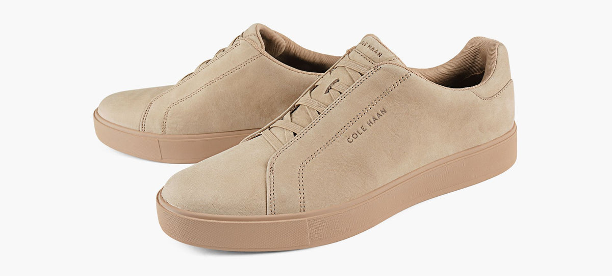 COLE HAAN GRANDPROLUXESLIPONSNEAKER in TAUPE view 4