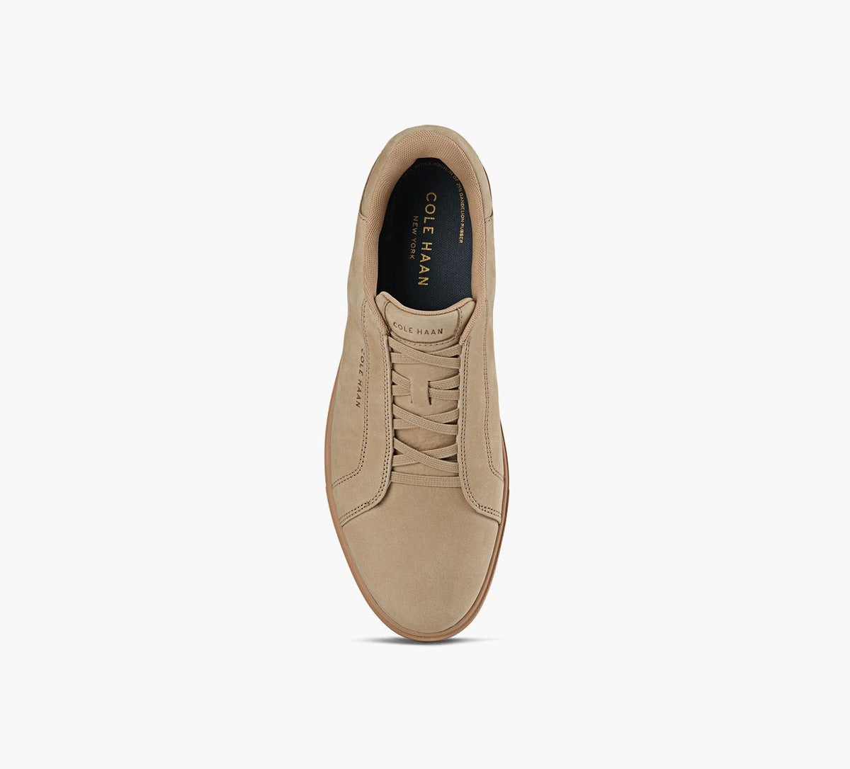 COLE HAAN GRANDPROLUXESLIPONSNEAKER in TAUPE view 1c