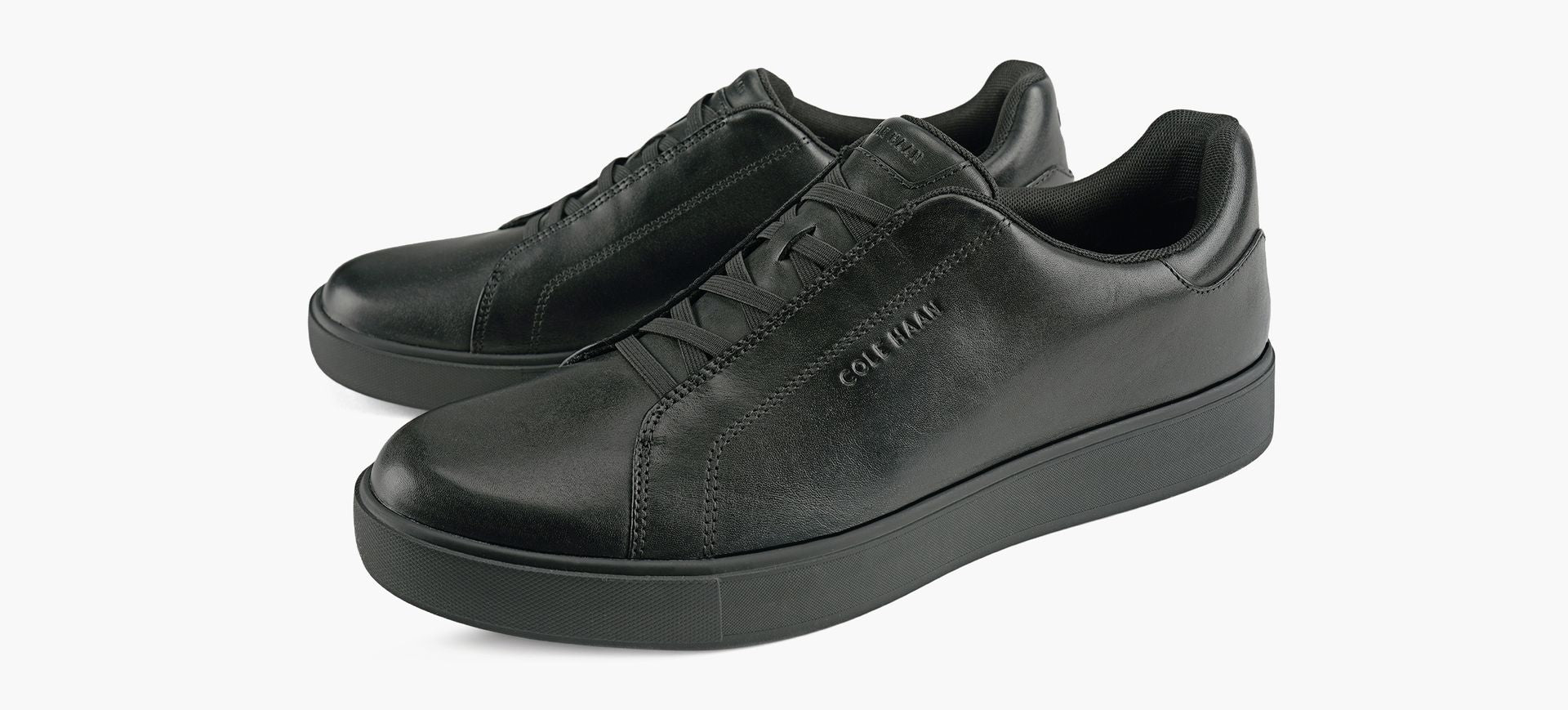 COLE HAAN GRANDPROLUXESLIPONSNEAKER in BLACK view 4