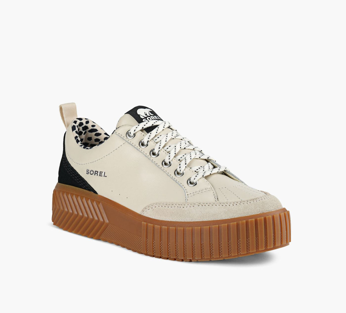 SOREL BASKETSONAAVELOWIMPERMABLES en TAUPE vue 2