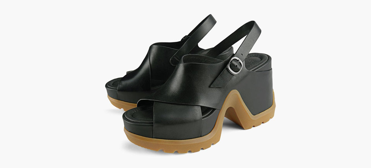 SOREL ROAMNRISEHEEL in BLACK view 4