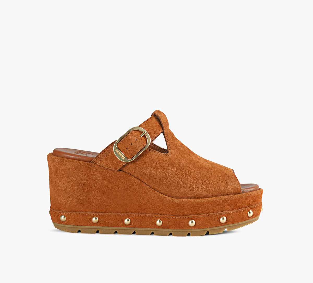 SOREL SUNPEAKWEDGESLIDERVT in TAN