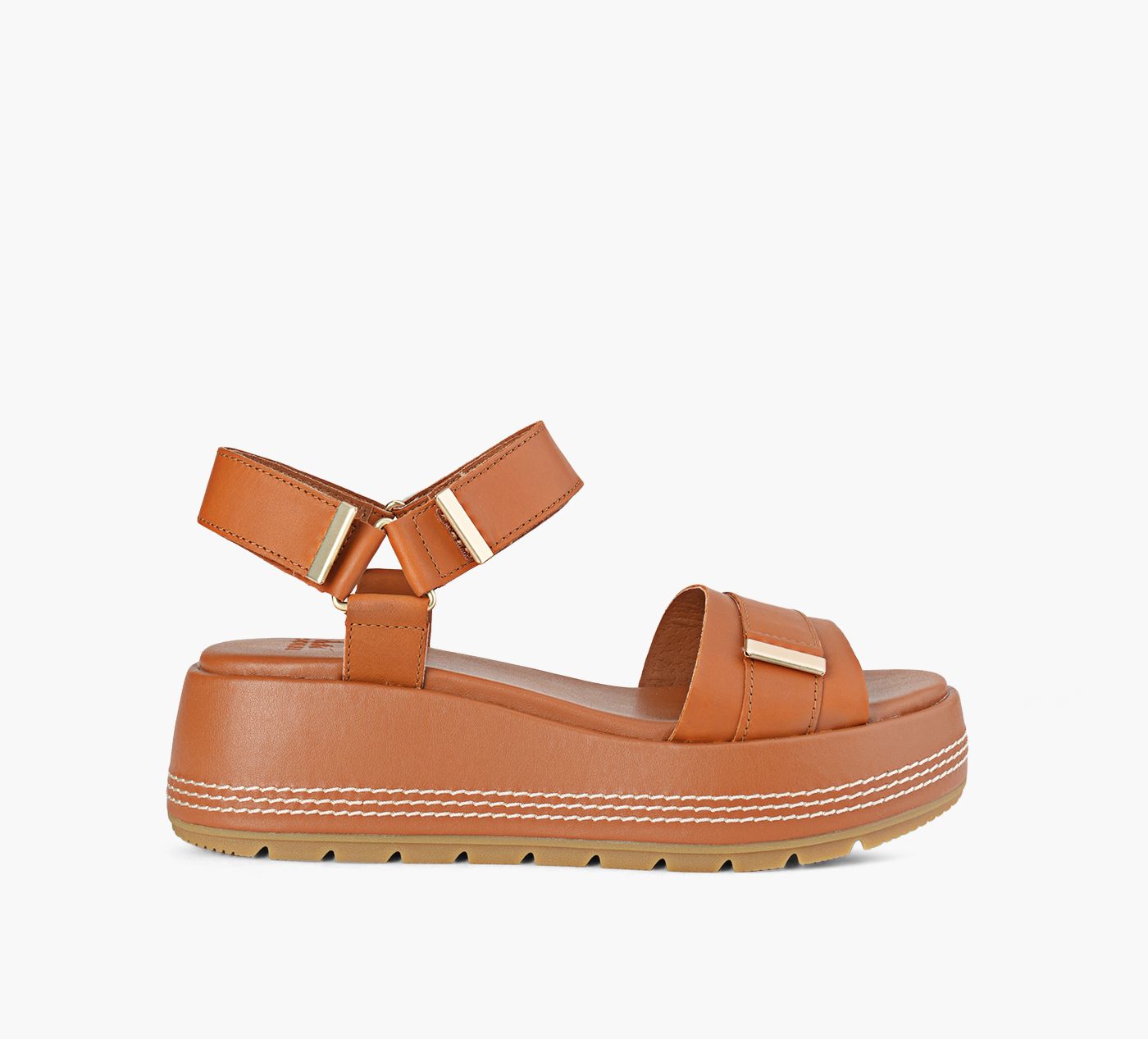SOREL SUNPEAKPLATFORMYSTRAP in TAN