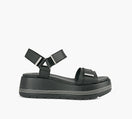 SOREL SUNPEAKPLATFORMYSTRAP in BLACK