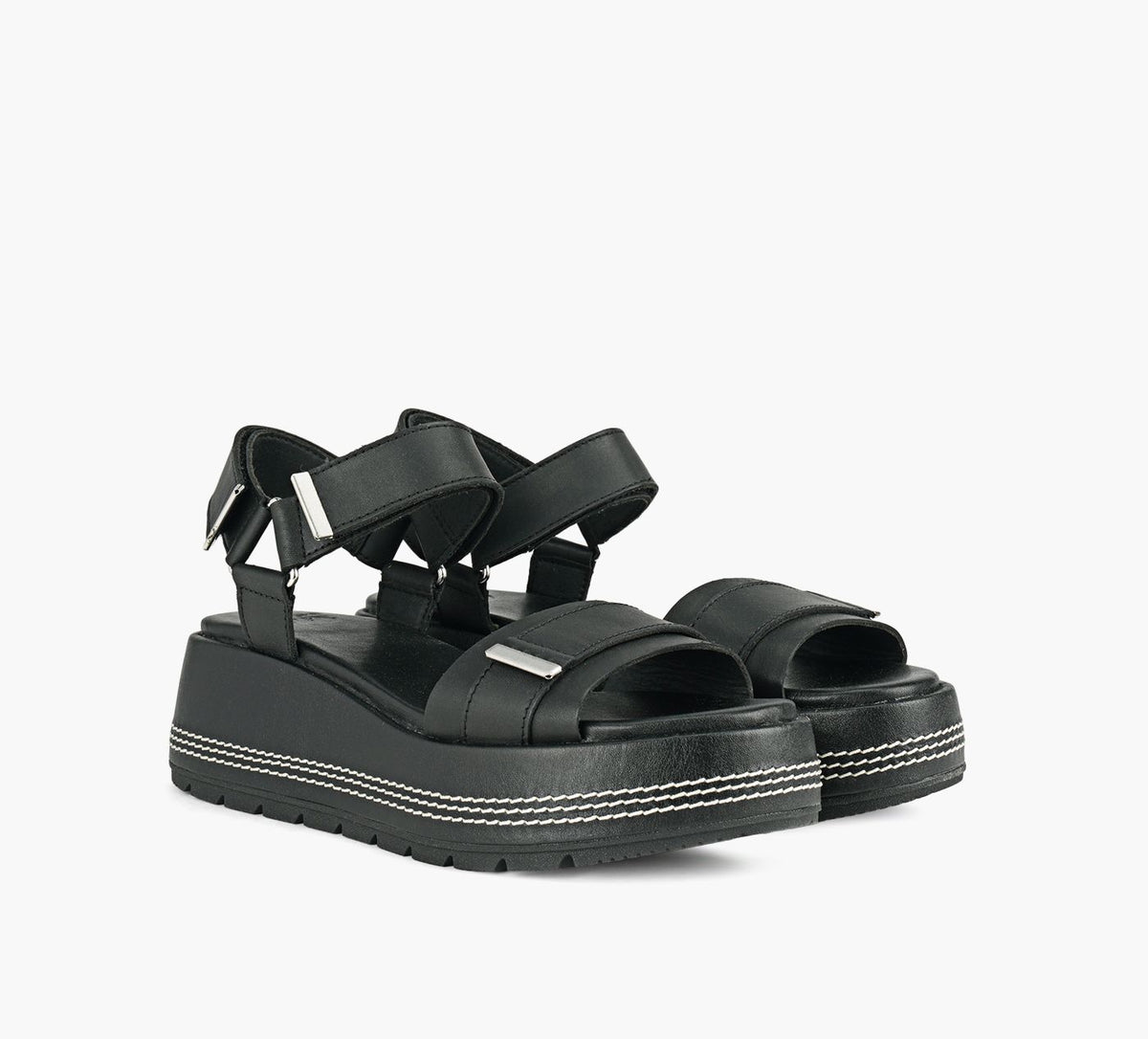 SOREL SUNPEAKPLATFORMYSTRAP in BLACK view 2