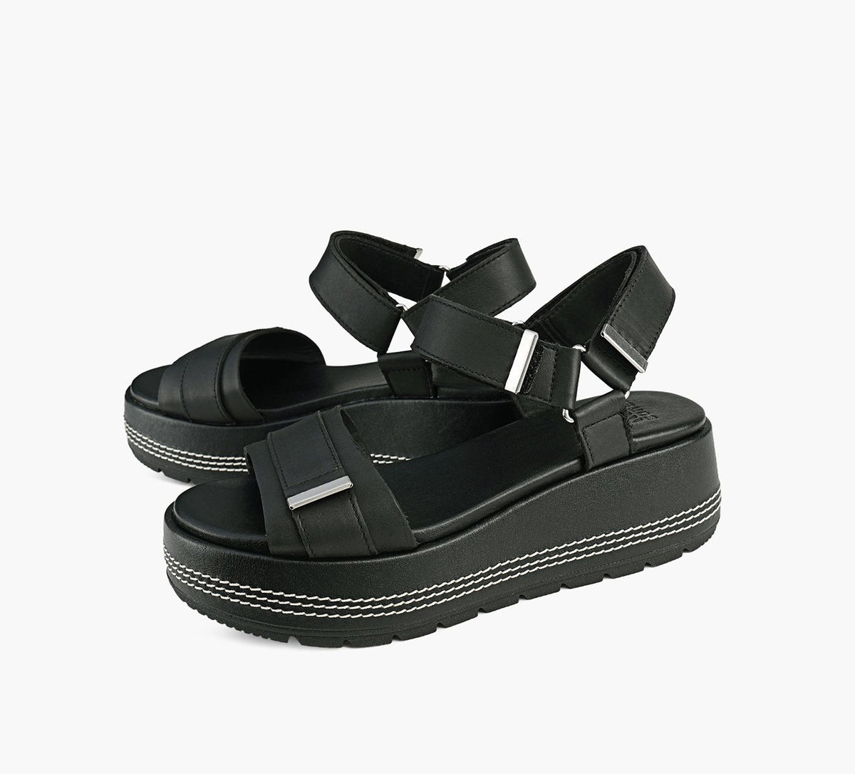 SOREL SUNPEAKPLATFORMYSTRAP in BLACK view 4