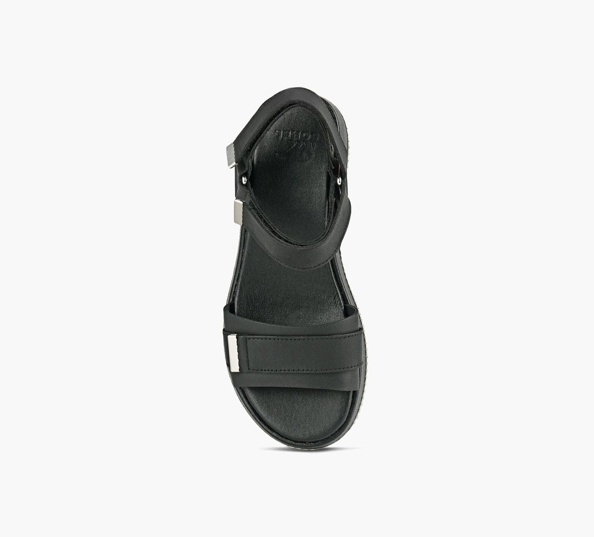 SOREL SUNPEAKPLATFORMYSTRAP in BLACK view 1c