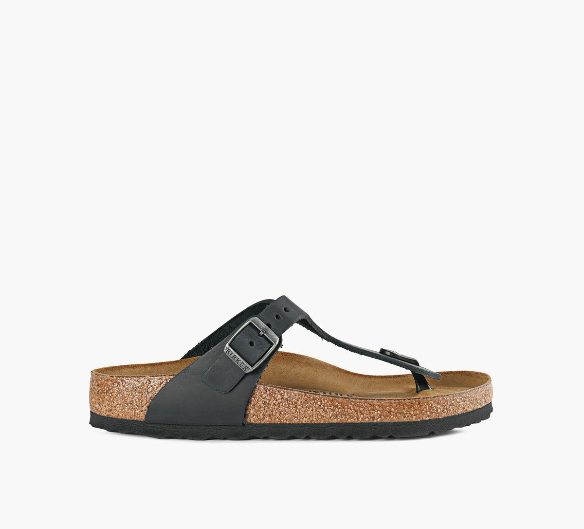 BIRKENSTOCK GIZEHLEATHER in BLACK