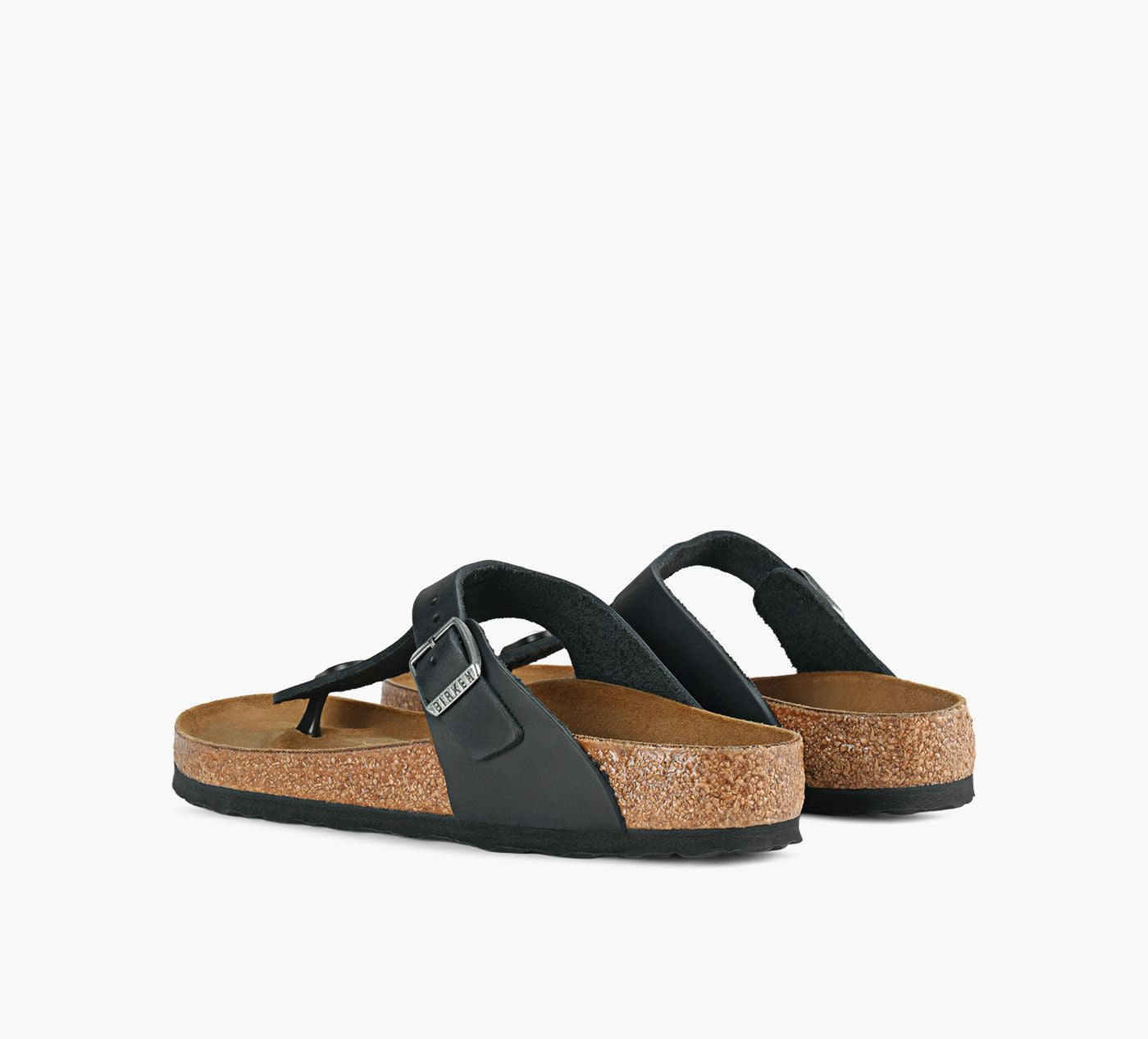 BIRKENSTOCK GIZEHLEATHER in BLACK view 3