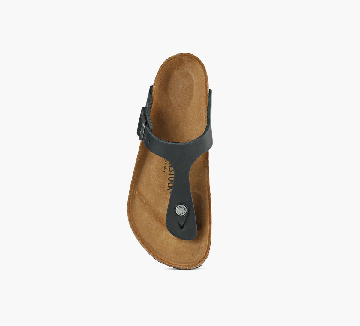 BIRKENSTOCK GIZEHLEATHER in BLACK view 1c
