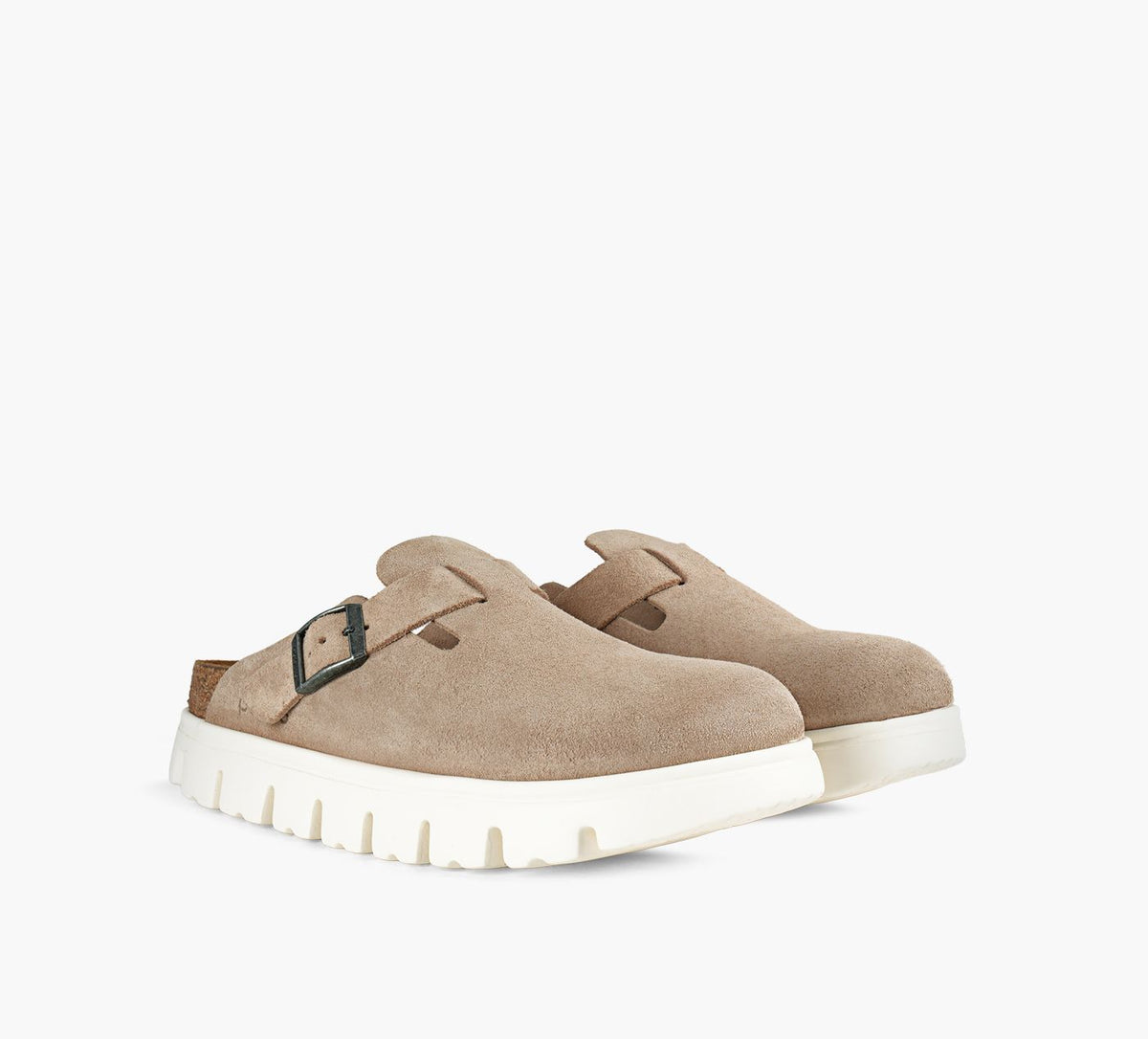 BIRKENSTOCK BOSTONSEMELLEPAISSE en TAUPE vue 2