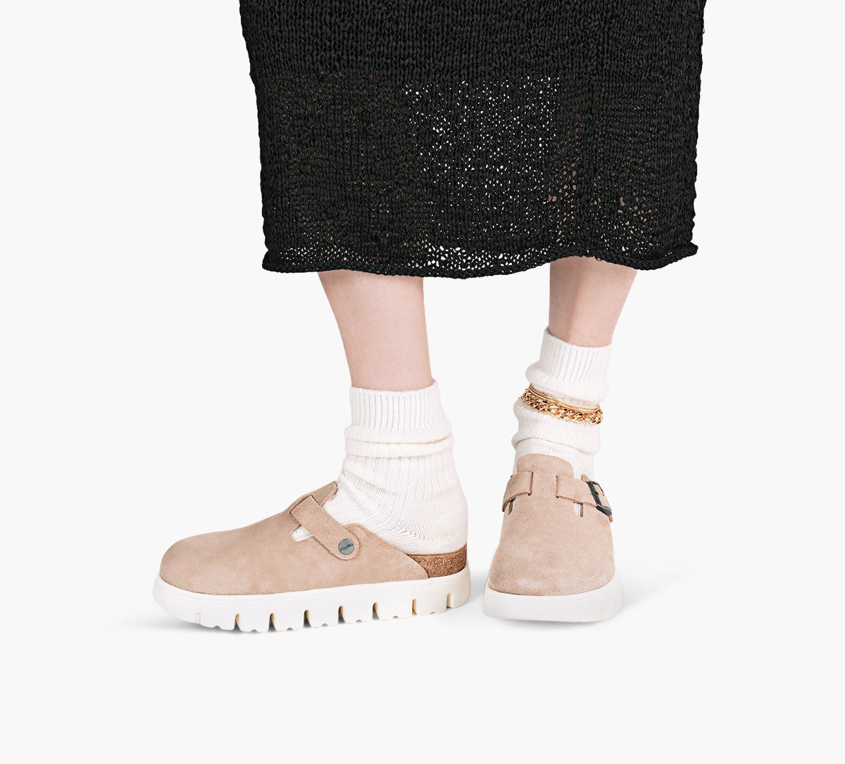 BIRKENSTOCK BOSTONSEMELLEPAISSE en TAUPE vue 8