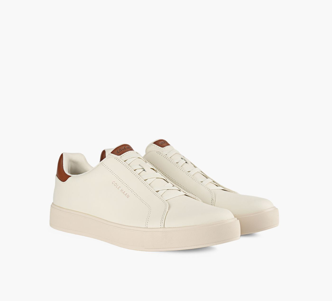 COLE HAAN BASKETENFILERGRANDPROLUXE en BLANC vue 2