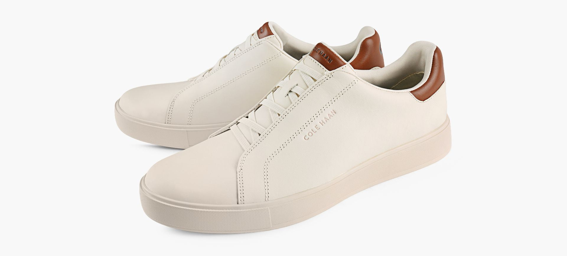 COLE HAAN BASKETENFILERGRANDPROLUXE en BLANC vue 4
