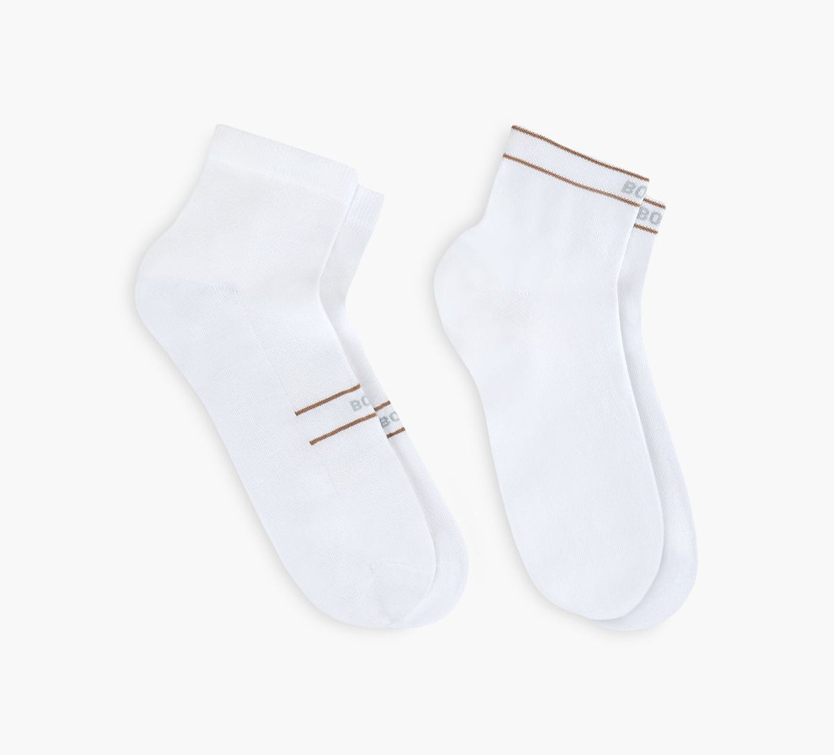 BOSS 2PACKSHORTPIQUSOCKS in WHITE