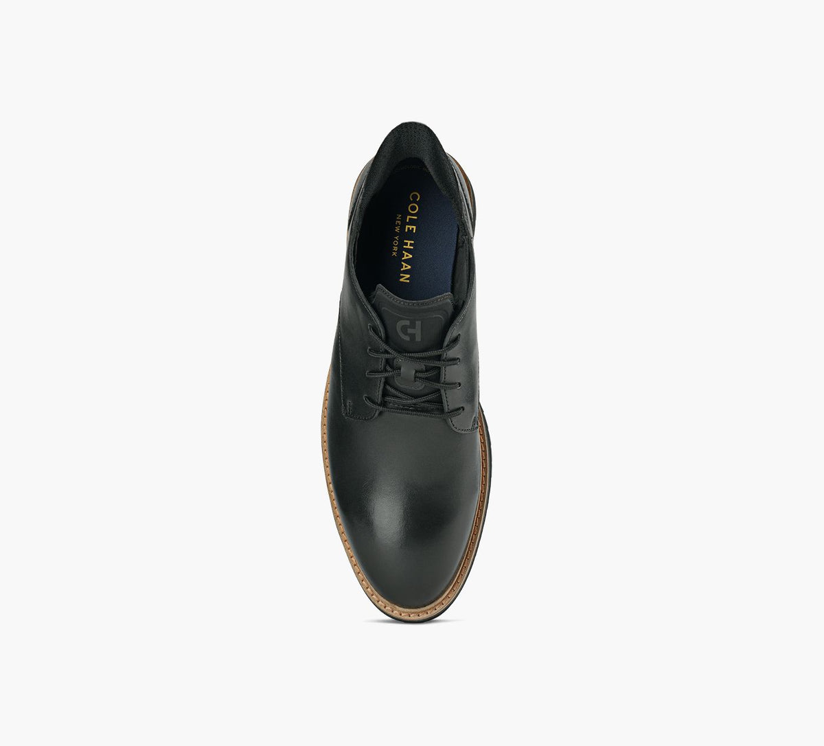 COLE HAAN MANSFIELDGRANDPLAINTOE in BLACK view 1c