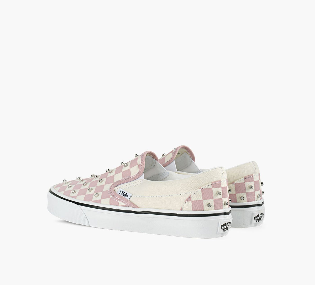 VANS BASKETCLASSIQUESSANSLACET en ROSE PALE vue 3