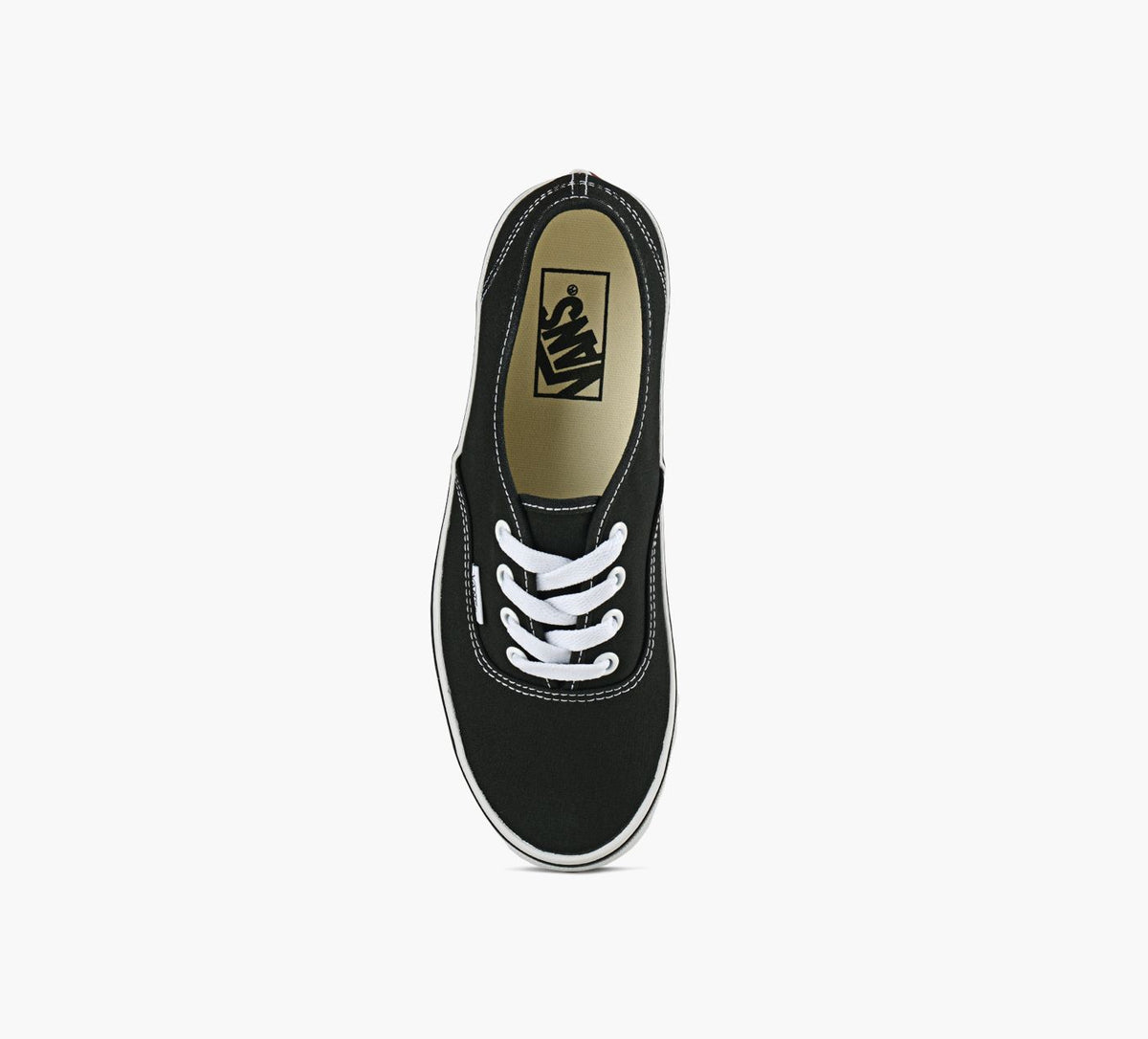 VANS BASKETAUTHENTIC en NOIR vue 1c