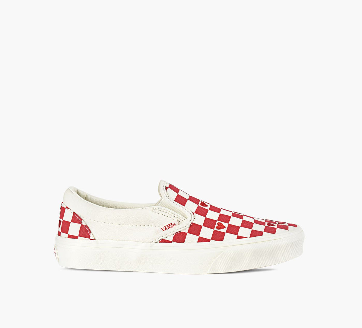 VANS BASKETCLASSIQUESSANSLACET en ROUGE