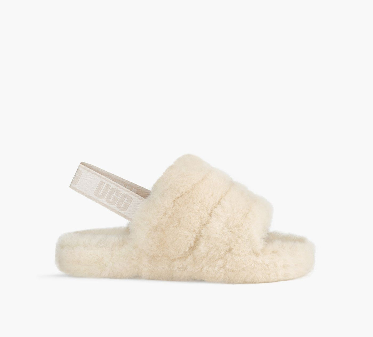 UGG SANDALEFLUFFYEAH en BEIGE